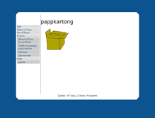 Tablet Screenshot of pappkartong.se